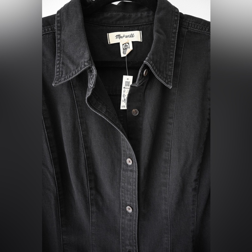 Madewell Denim Seamed Mini Dress - Picture 7 of 10